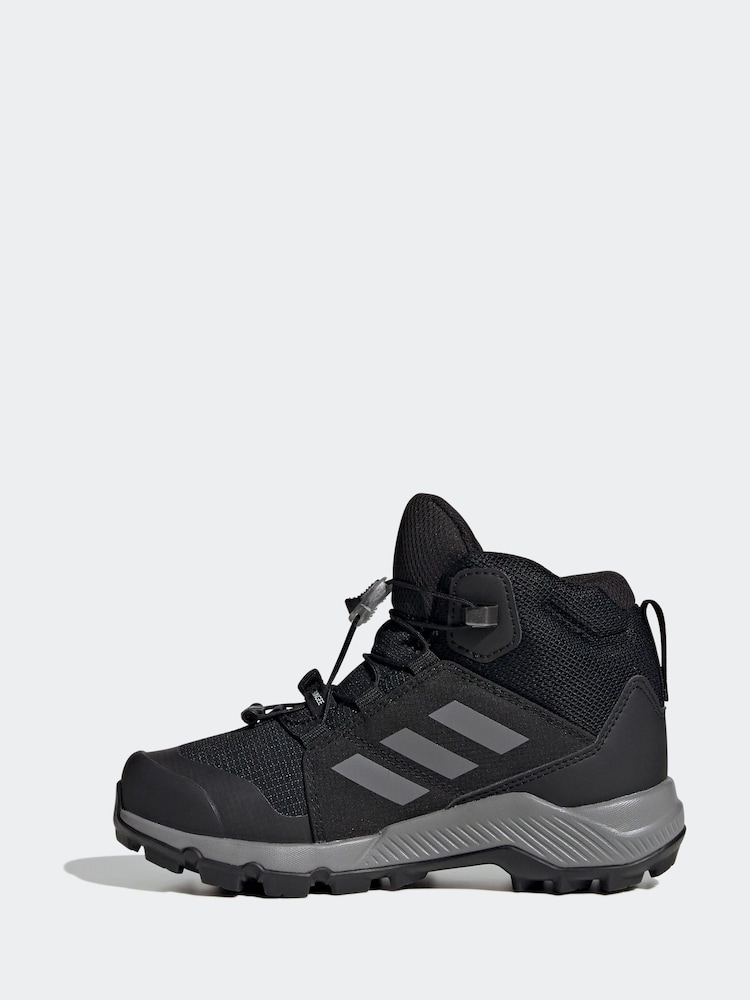 adidas Black Terrex Mid Gore-Tex Waterproof Hiking Boots - Image 9 of 10