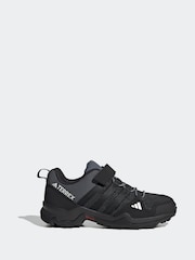 adidas Black Kids Terrex AX2R Hook-and-Loop Hiking Trainers - Image 1 of 9