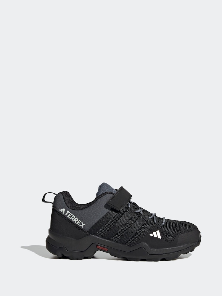 adidas Black Kids Terrex AX2R Hook-and-Loop Hiking Trainers - Image 1 of 9