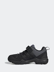 adidas Black Kids Terrex AX2R Hook-and-Loop Hiking Trainers - Image 2 of 9