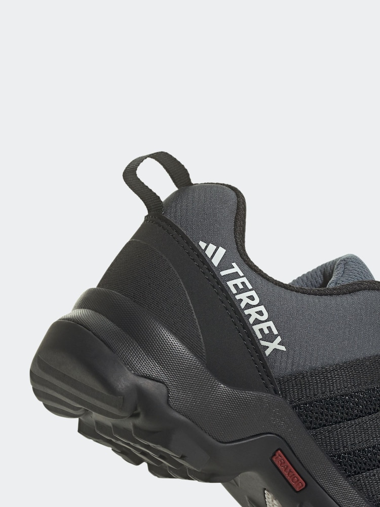 adidas Black Kids Terrex AX2R Hook-and-Loop Hiking Trainers - Image 9 of 9