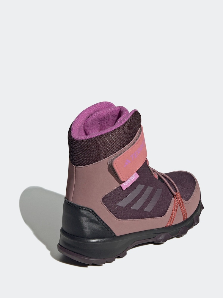 adidas Red Terrex Snow Hook-And-Loop Cold.Rdy Winter Boots - Image 2 of 9