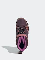 adidas Red Terrex Snow Hook-And-Loop Cold.Rdy Winter Boots - Image 5 of 9