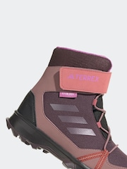 adidas Red Terrex Snow Hook-And-Loop Cold.Rdy Winter Boots - Image 8 of 9