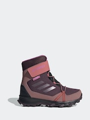 adidas Red Terrex Snow Hook-And-Loop Cold.Rdy Winter Boots - Image 9 of 9