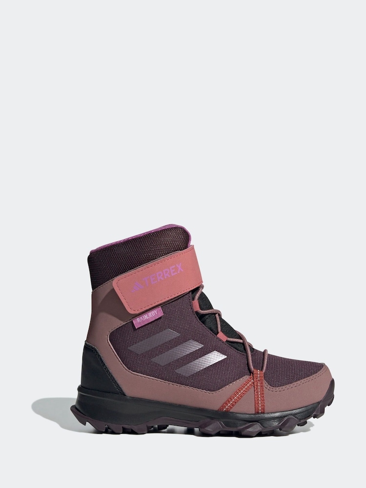 adidas Red Terrex Snow Hook-And-Loop Cold.Rdy Winter Boots - Image 9 of 9