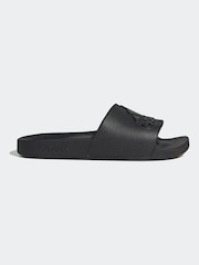 adidas Black Sportswear Adilette Aqua Slides - Image 1 of 9