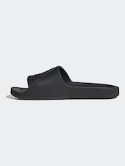 adidas Black Sportswear Adilette Aqua Slides - Image 2 of 9