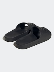 adidas Black Sportswear Adilette Aqua Slides - Image 3 of 9