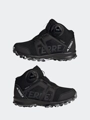 adidas Black Terrex Boa Mid Rain Hiking Boots - Image 5 of 9