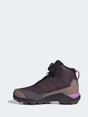 adidas Purple Terrex Winter Mid Boa Rain.Rdy Hiking Trainers - Image 2 of 9