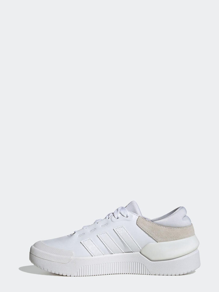 adidas White Court Funk Shoes - Image 2 of 7