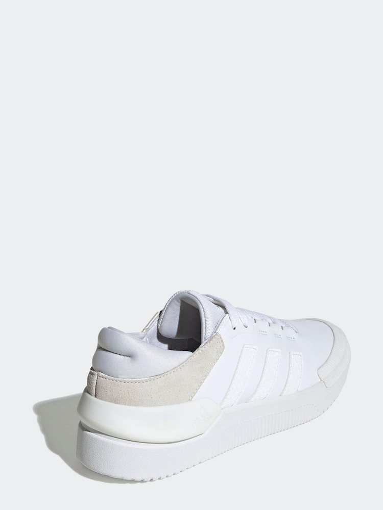 adidas White Court Funk Shoes - Image 4 of 7
