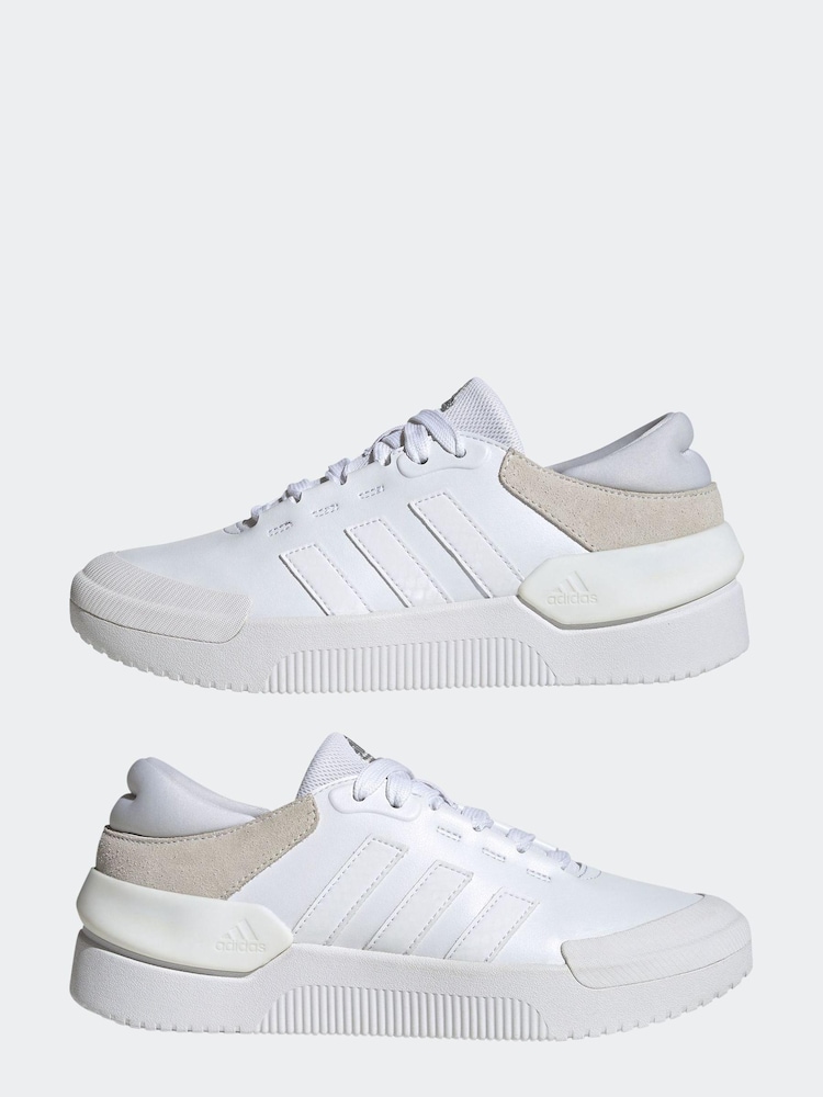 adidas White Court Funk Shoes - Image 6 of 7