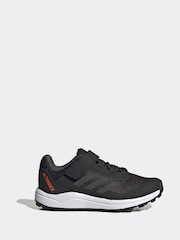 adidas Black Kids Terrex Agravic Flow Hook-and-Loop Trail Running Trainers - Image 1 of 9