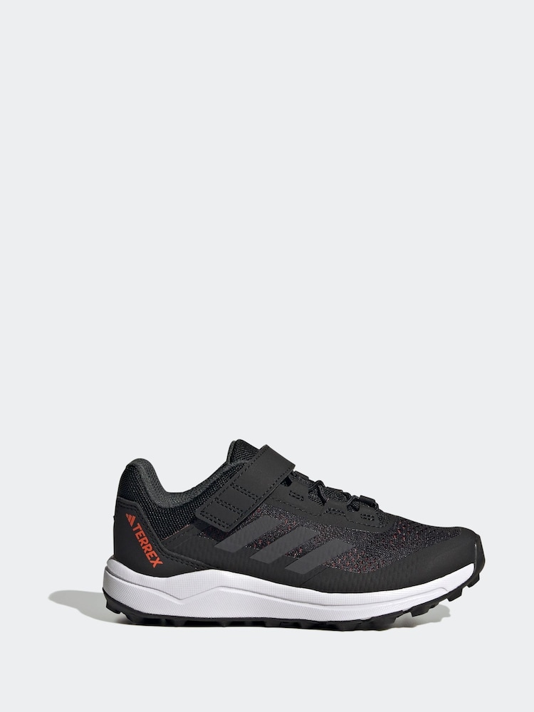 adidas Black Kids Terrex Agravic Flow Hook-and-Loop Trail Running Trainers - Image 1 of 9