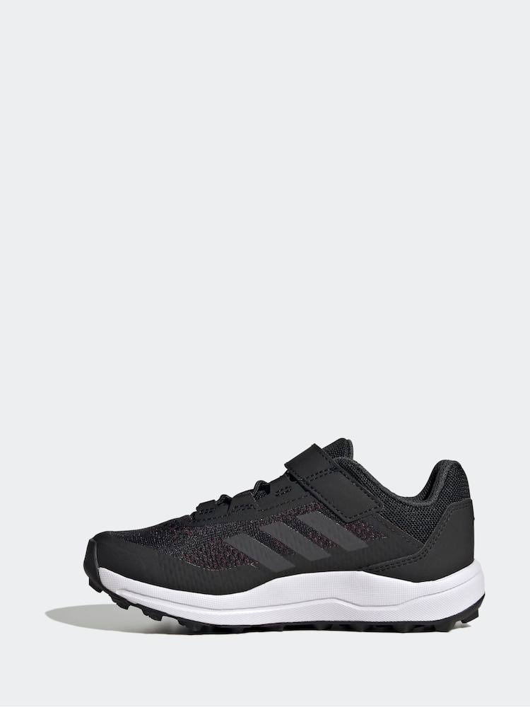 adidas Black Kids Terrex Agravic Flow Hook-and-Loop Trail Running Trainers - Image 2 of 9