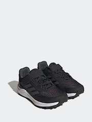 adidas Black Kids Terrex Agravic Flow Hook-and-Loop Trail Running Trainers - Image 3 of 9