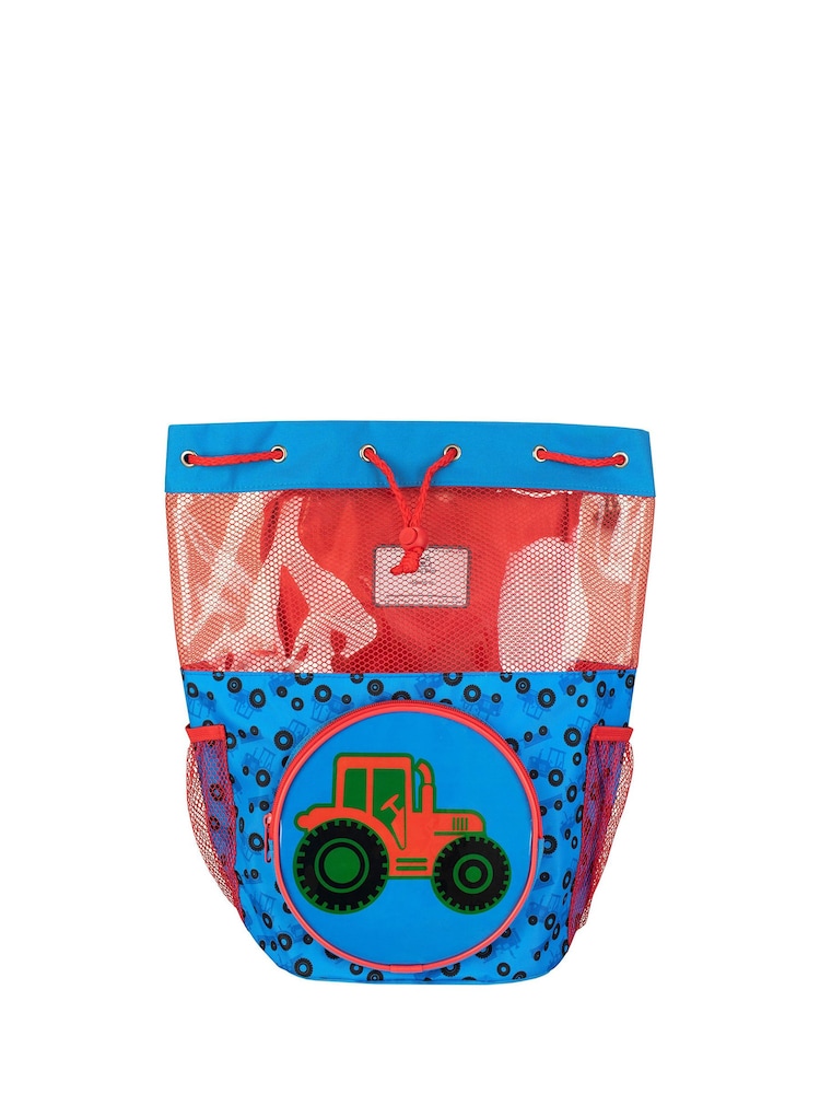 Character Blue Harry Bear Tractor Swimbag - Image 2 of 4