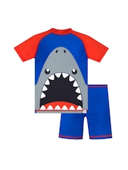 Character Blue Shark Swim Set Shark Teeth - Image 1 of 4
