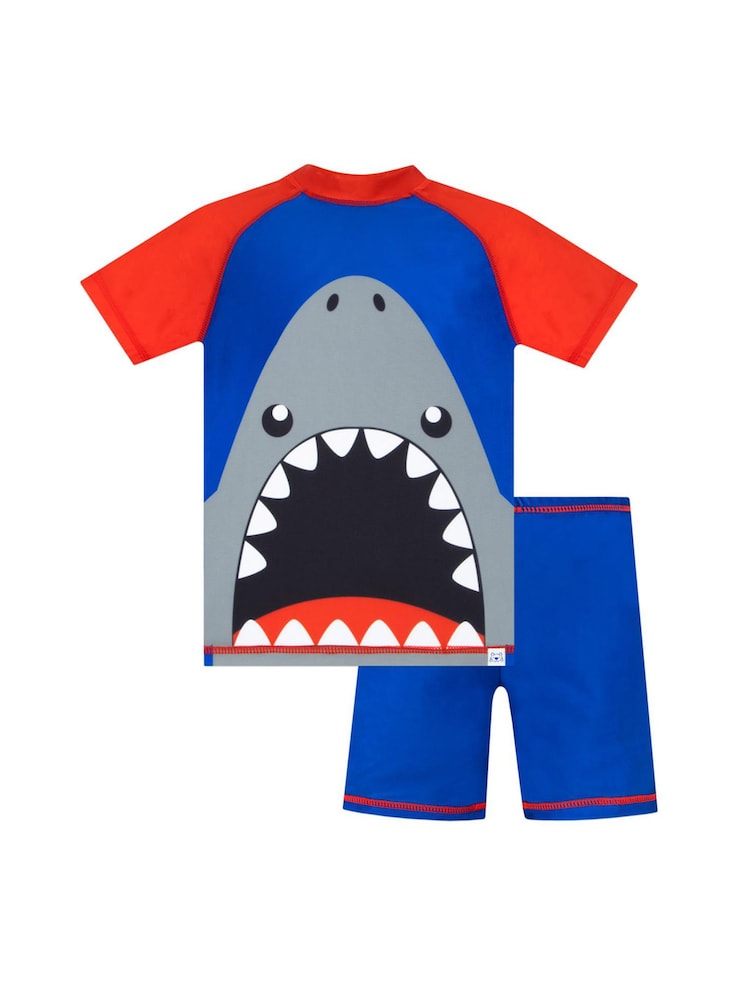 Character Blue Shark Swim Set Shark Teeth - Image 1 of 4