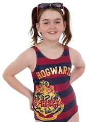 Character Red Harry Potter Striped Hogwarts Swimsuit - Image 2 of 4