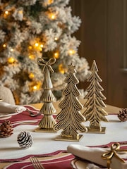 Gallery Home Gold Trio of Gilded Evergreen Charms - Image 1 of 5