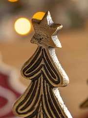 Gallery Home Gold Trio of Gilded Evergreen Charms - Image 3 of 5