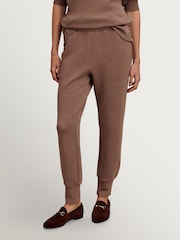 Varley Taupe Marl 25" The Slim Cuff Joggers - Image 1 of 9