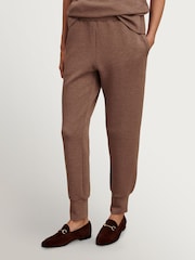 Varley Taupe Marl 25" The Slim Cuff Joggers - Image 6 of 9