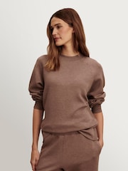 Varley Taupe Marl 25" The Slim Cuff Joggers - Image 7 of 9