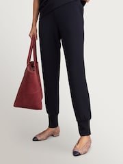 Varley Navy 25" The Slim Cuff Joggers - Image 4 of 10