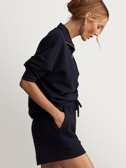 Varley Navy Atrium High Rise Shorts 4.5" - Image 7 of 8