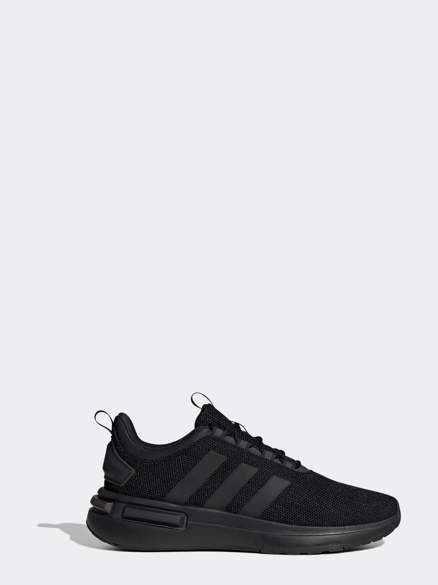 Buy adidas Dark Black Racer TR23 100 Cotton Trainers from Next Luxembourg