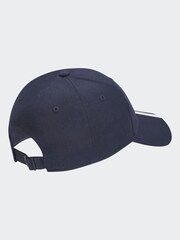 Blau - adidas – Baseball-Cap aus 100 % Baumwolle mit 3 Streifen - Bild 3 von 5