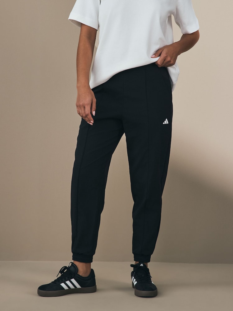 adidas Black Train Essential Joggers - Image 1 of 6