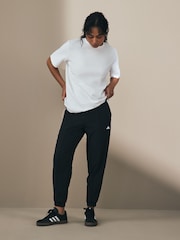 adidas Black Train Essential Joggers - Image 3 of 6