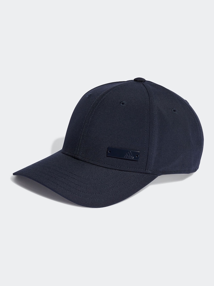 Blau - adidas Leichte Baseball-Cap mit Metallplakette - Bild 1 von 4