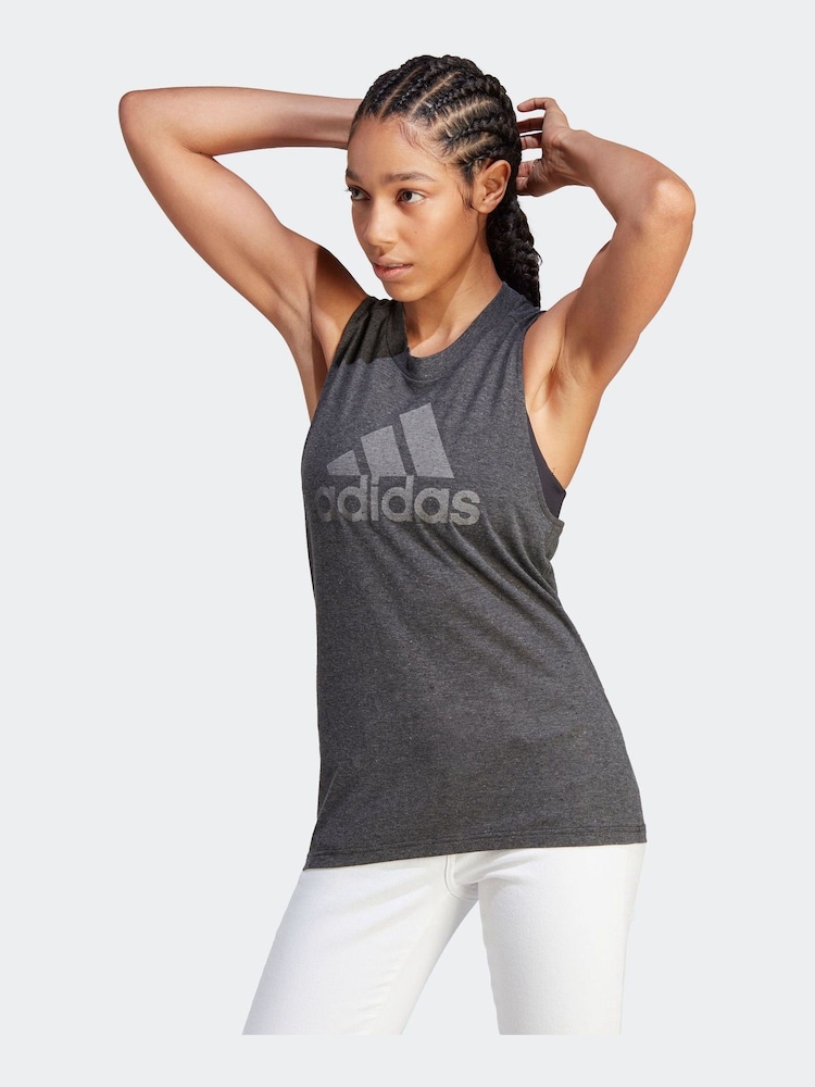 adidas Black Sportswear Future Icons Winners 3.0 Tank Top - Image 1 of 7