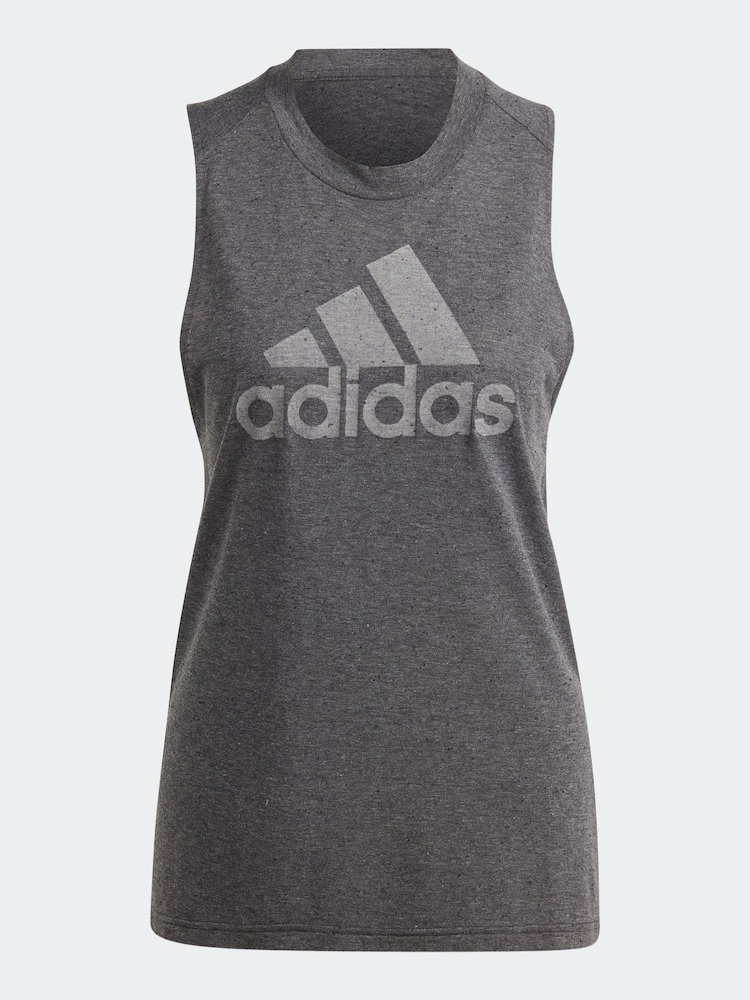 adidas Black Sportswear Future Icons Winners 3.0 Tank Top - Image 7 of 7