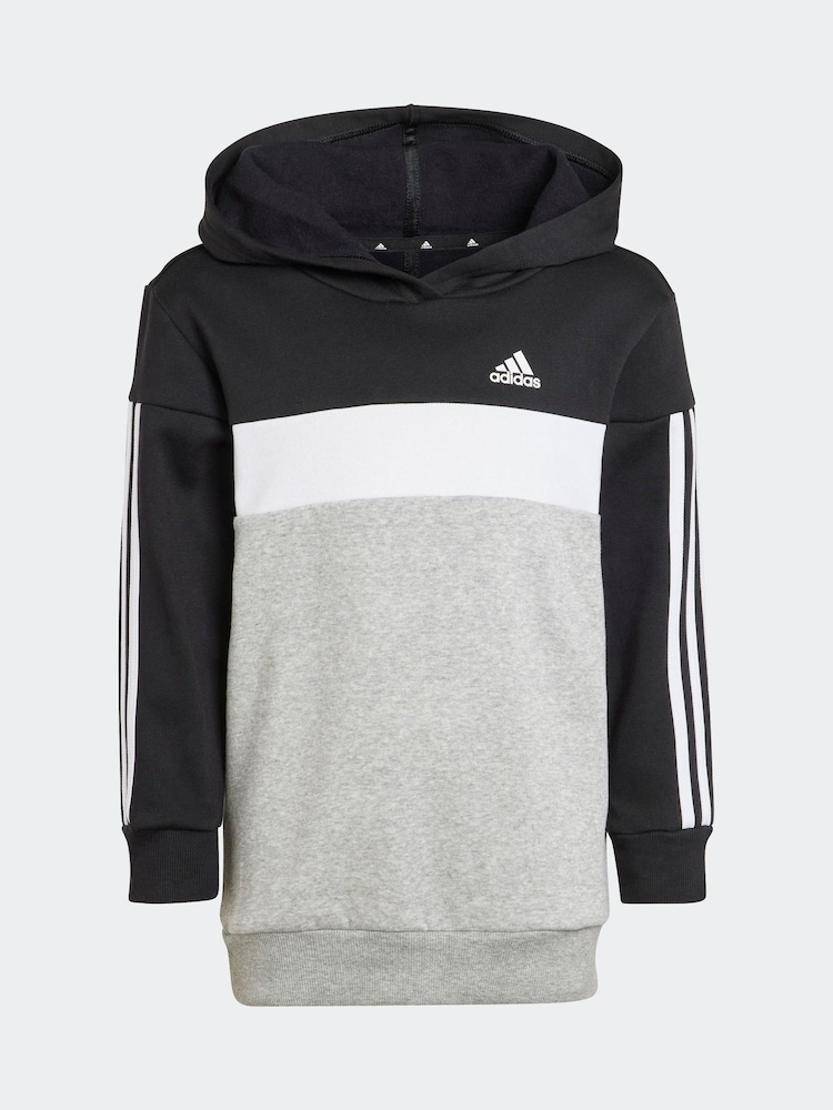 Ensemble adidas vêtements de sport pour enfants Tiberio 3 bandes color block en polaire - Image 4 of 8