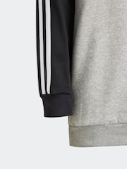 adidas Black Kids Sportswear Tiberio 3-Stripes Colorblock Fleece Leggings Set - Image 7 of 8
