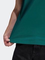 adidas Green Essentials Single Jersey Embroidered Small Logo 100% Cotton T-Shirt - Image 6 of 7