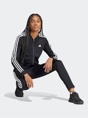 črna - adidas 3 Stripe Essentials Tracksuit - Slika 5 iz 11