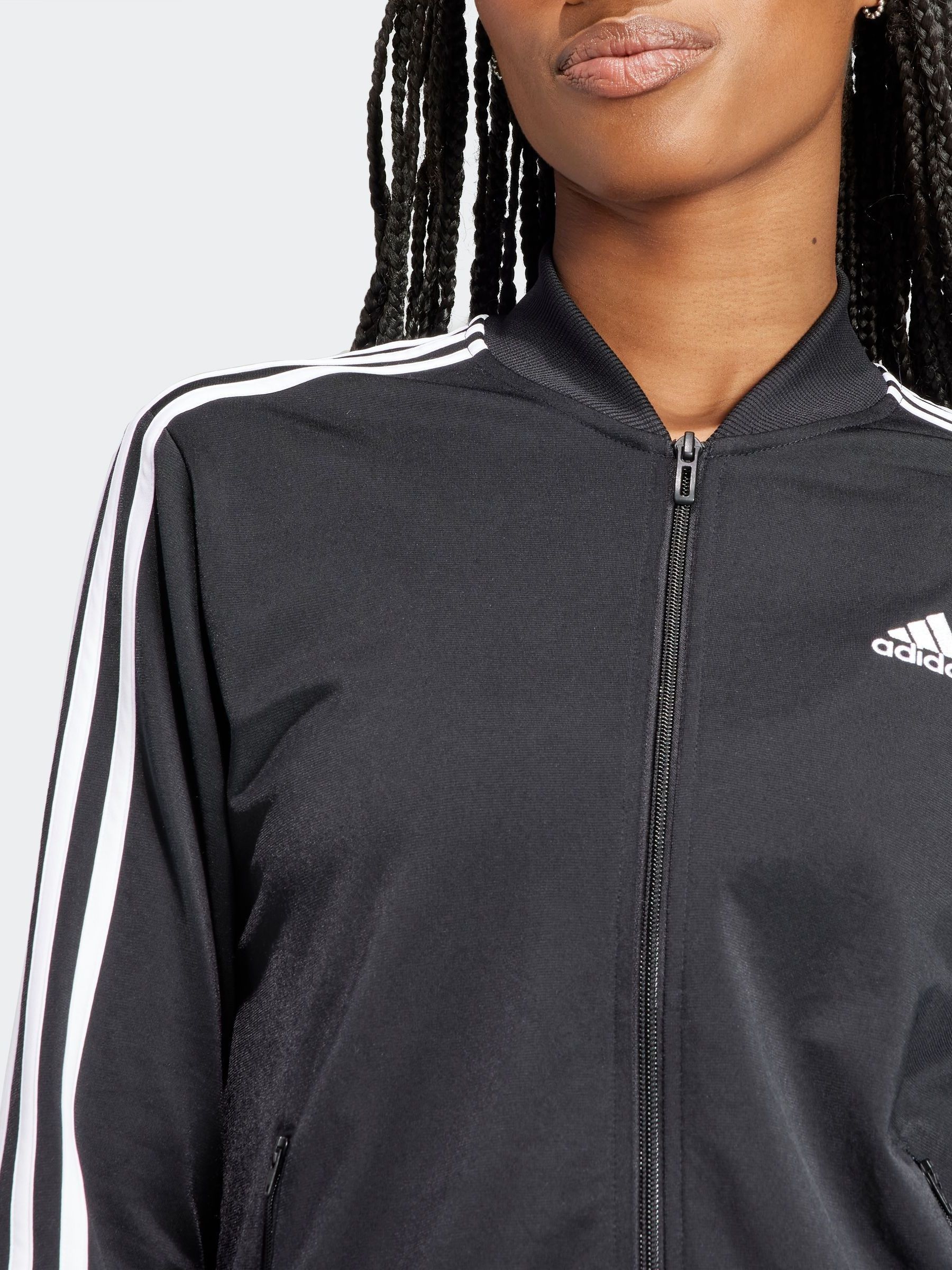 Buy adidas Black 3 Stripe Essentials Tracksuit from Next USA
