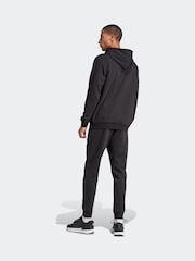 adidas Black Sportswear Big Logo Terry Tracksuit - Image 2 of 8