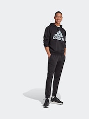 adidas Black Sportswear Big Logo Terry Tracksuit - Image 3 of 8