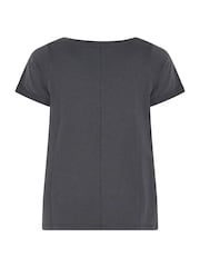 Γκρι - Evans Slub Jersey Κοντομάνικο μπλουζάκι - Εικόνα 6 από 6
