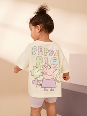 Limettengrün - Peppa Pig – T-Shirt und Radlershorts im Set (3M.–7J.) - Bild 1 von 7