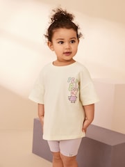Limettengrün - Peppa Pig – T-Shirt und Radlershorts im Set (3M.–7J.) - Bild 2 von 7